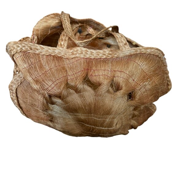 Natural Fiber Woven Basket Tote - Picture 4 of 6